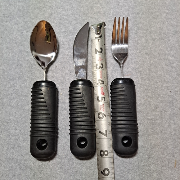 Rehabilitation Advantage SURE GRIP ADAPTED UTENSILS (3 Piece) - Picture 4 of 9